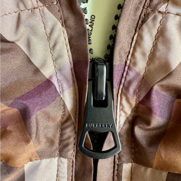 Burberry Bacton Check Lightweight Jacket Women Size 6 - Picture 11 of 16